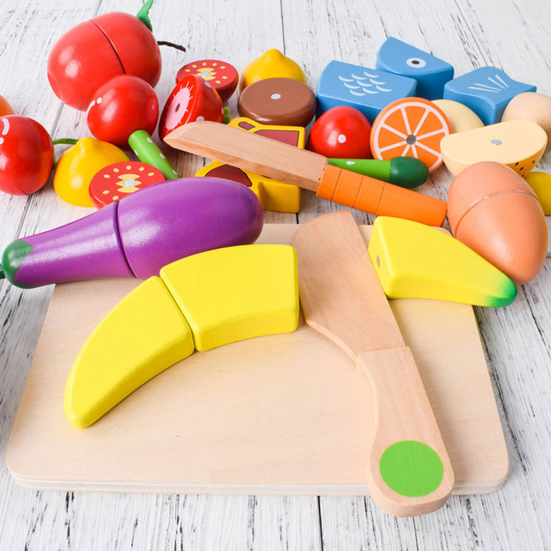 1 adet ahşap oyuncak manyetik  - Baby Food Vegetables incelemesi ve fiyatı